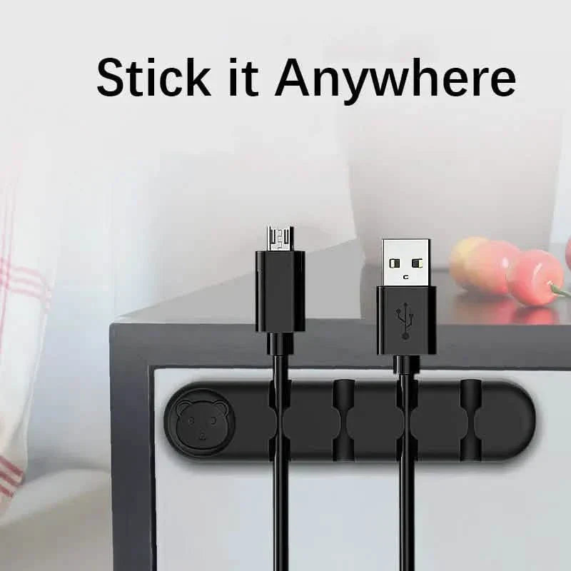 Bear Silicone Wire Organizer Storage