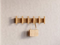 Wooden wall hanger - Wall hanger - Scandinavian entryway hanger - Modern wall hook - Oak coat rack -  Minimalist wall rack